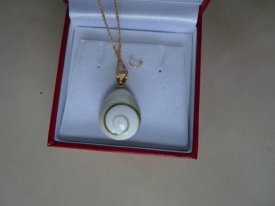 oeil de shiva monté sur or "non serti"