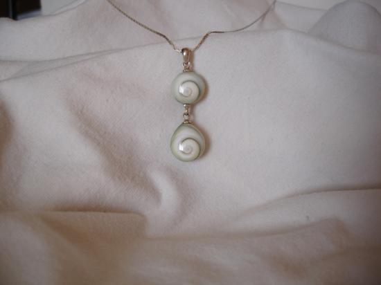 pendentif oeil de shiva double