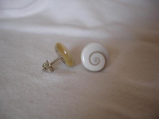 clous d'oreilles oeil de shiva